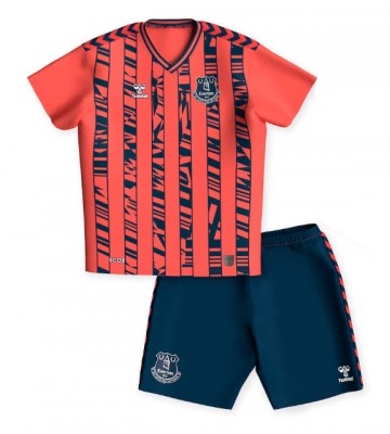 Lacne Dětský Futbalové dres Everton 2023-24 Krátky Rukáv - Preč (+ trenírky)